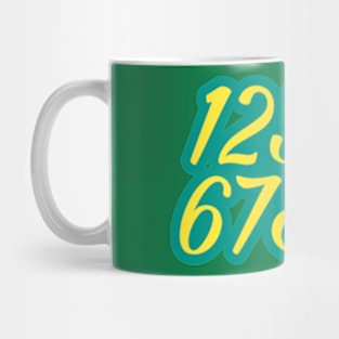 Numeric counting Mug